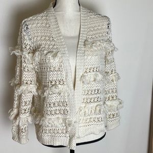 Volcom Stone Row Cardigan Sweater Fringe
